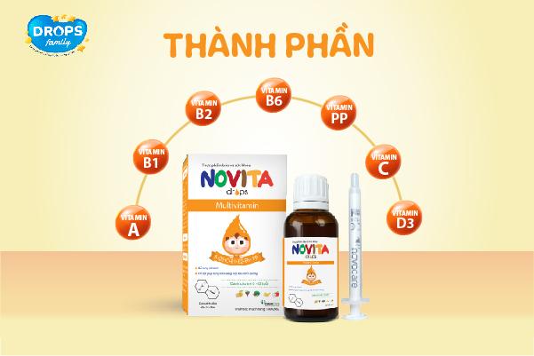 Vitamin tổng hợp cho bé Novita