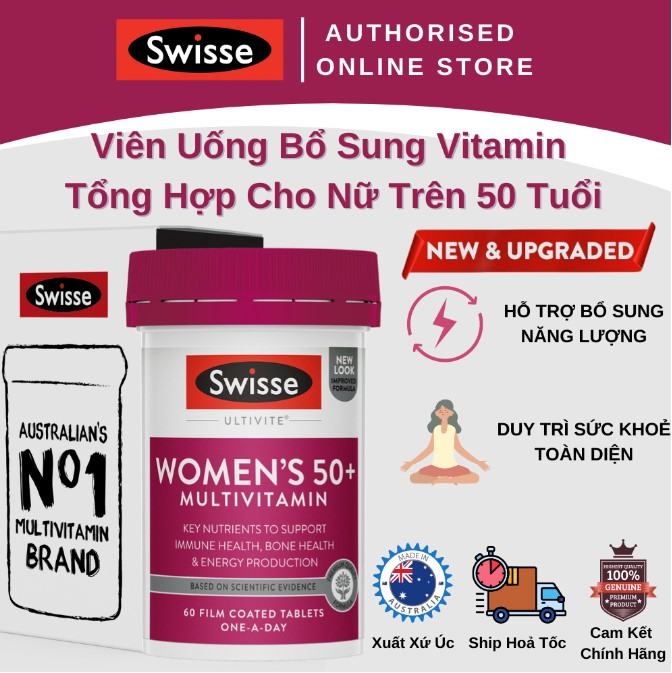 Swisse Ultivite Women's 50+ Multivitamin