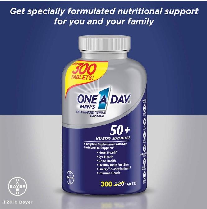 One A Day Men's 50+ Healthy Advantage Multivitamin