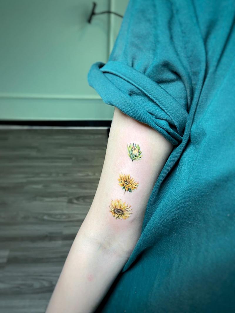 VP Green Ink Tattoo