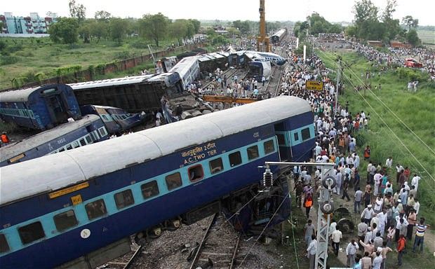 Vụ tai nạn tàu hỏa ở Bihar (Ảnh minh họa)