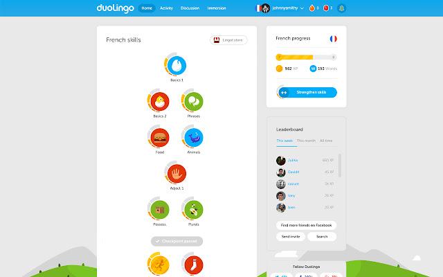 Website: Duolingo