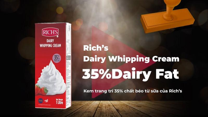 Kem Whipping Cream Rich's