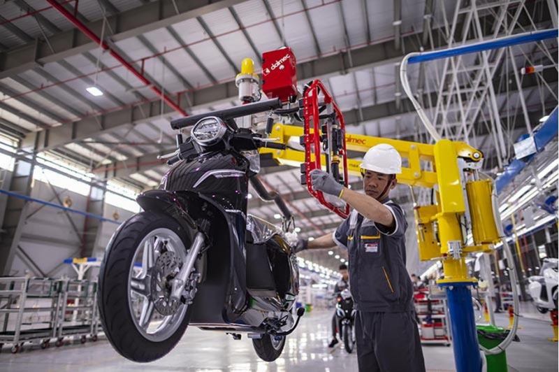 Nhà máy xe máy điện VinFast có công nghệ hiện đại bậc nhất Đông Nam Á
