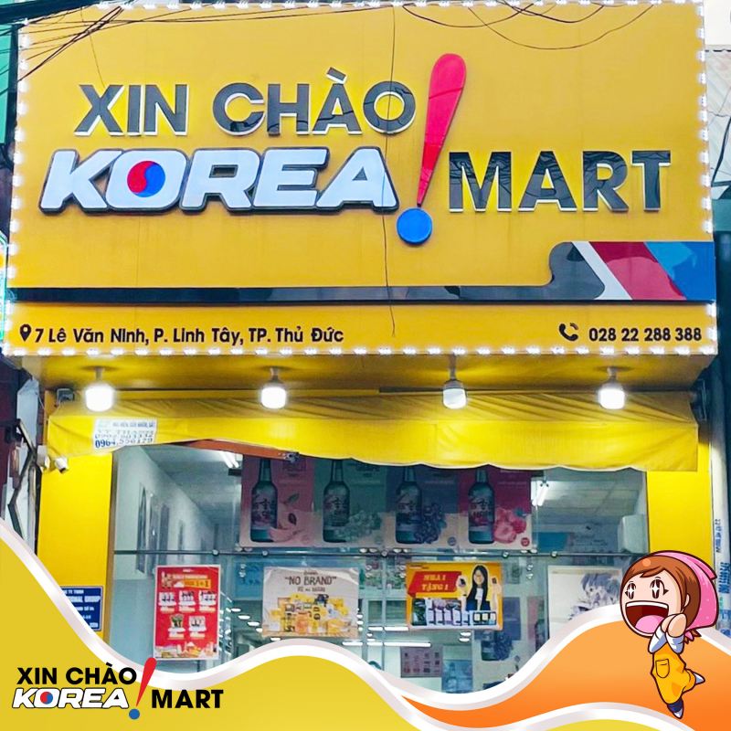Xin Chào Korea Mart - Siêu thị Hàn Quốc dành cho người Việt