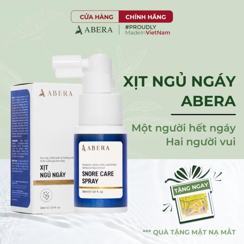 Xit chống ngủ ngáy Snore Care Spray Abera 30ml