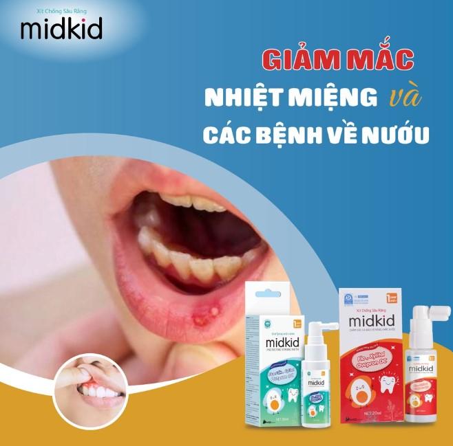Xịt chống sâu răng Midkid cho bé