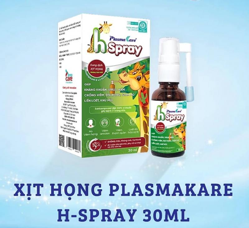 Xịt họng trẻ em PlasmaKare H-Spray