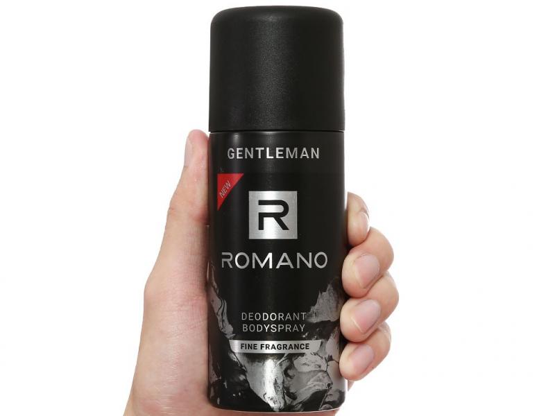 Xịt khử mùi toàn thân Romano cho nam giới