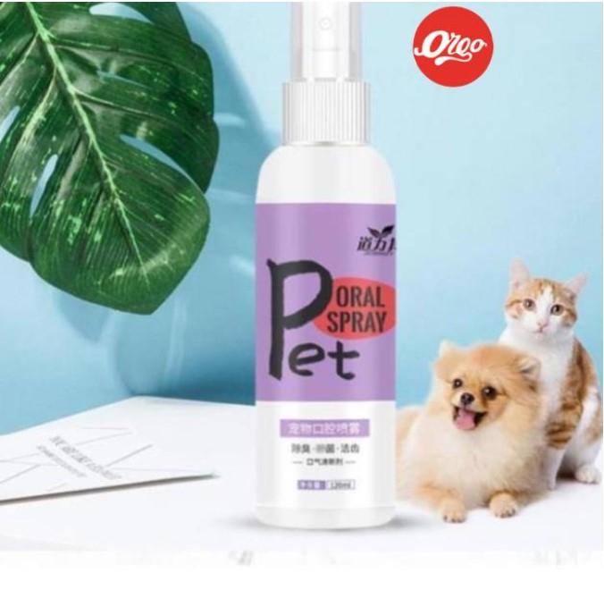 Xịt thơm miệng chó mèo Daoliqi Pet Oral Spray