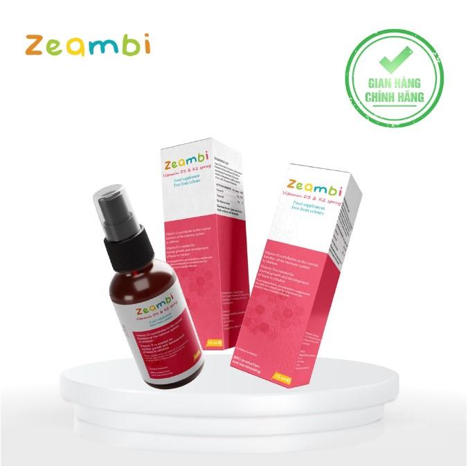 Xịt Zeambi Vitamin D3 + K2 Spray