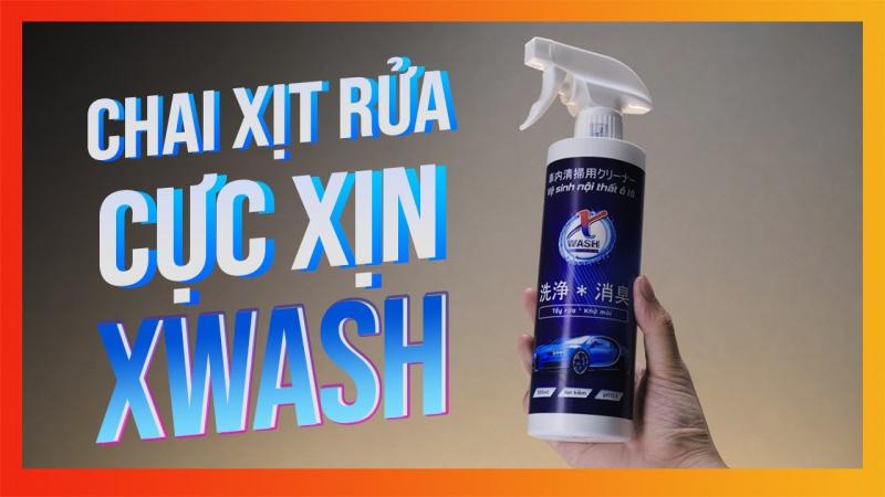 XWash - Xịt tẩy rửa, khử mùi nội thất ô tô KHÔNG HÓA CHẤT
