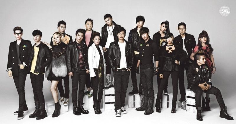 Đại gia đình YG Entertainment.