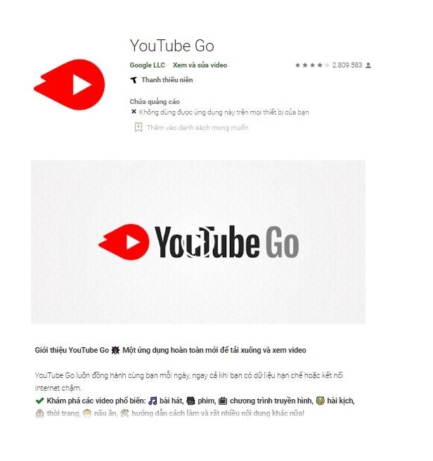 YouTube Go