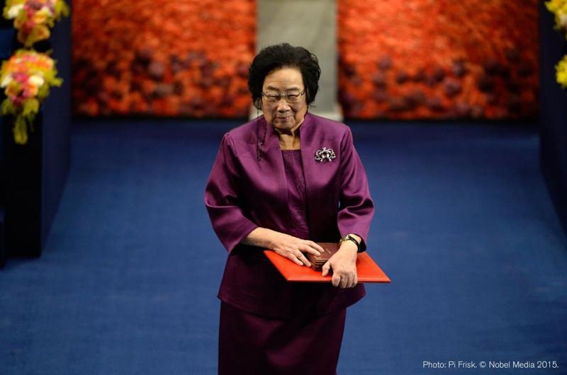 Bà Youyou Tu nhận giải Nobel 2015